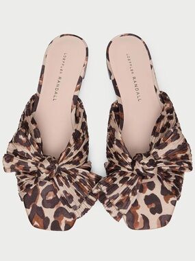 Loeffler Randall Leopard Daphne Sandal